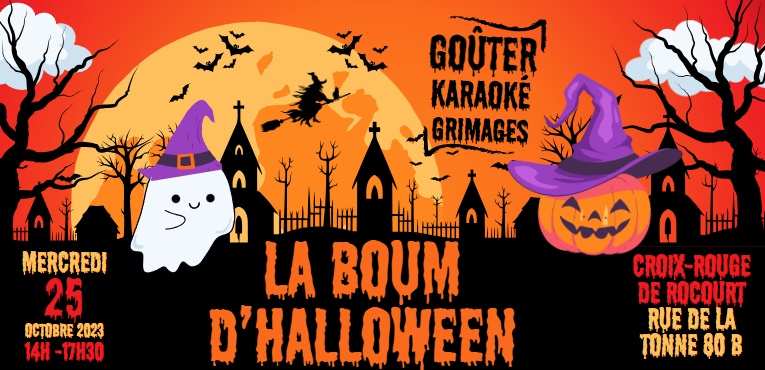 La Croix Rouge fête Halloween le 25/10
