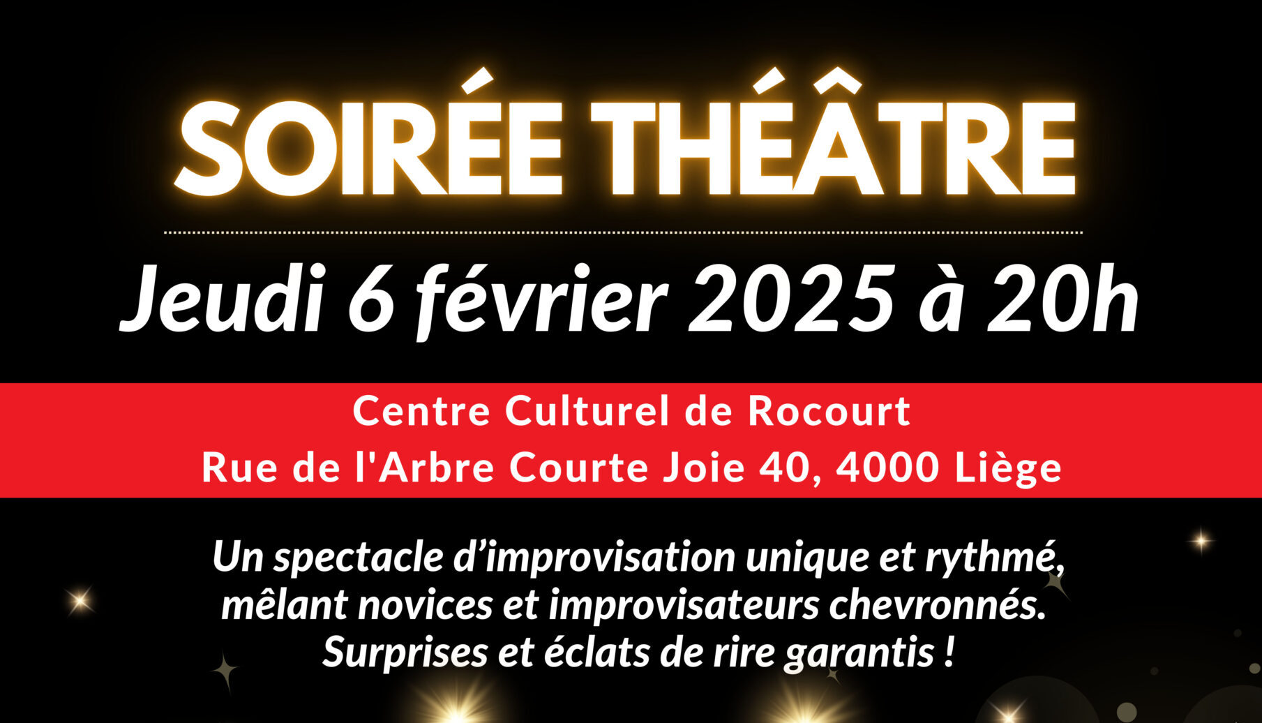 Soirée théâtre de la Croix-Rouge