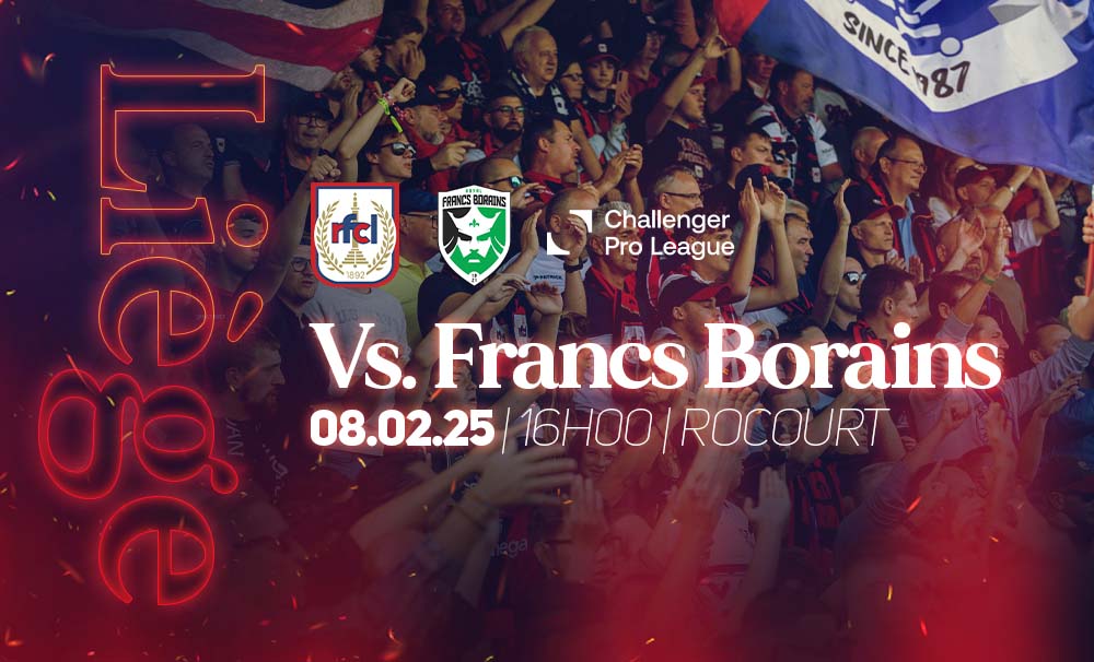 Ticketing | RFCL-Francs Borains le 08/02