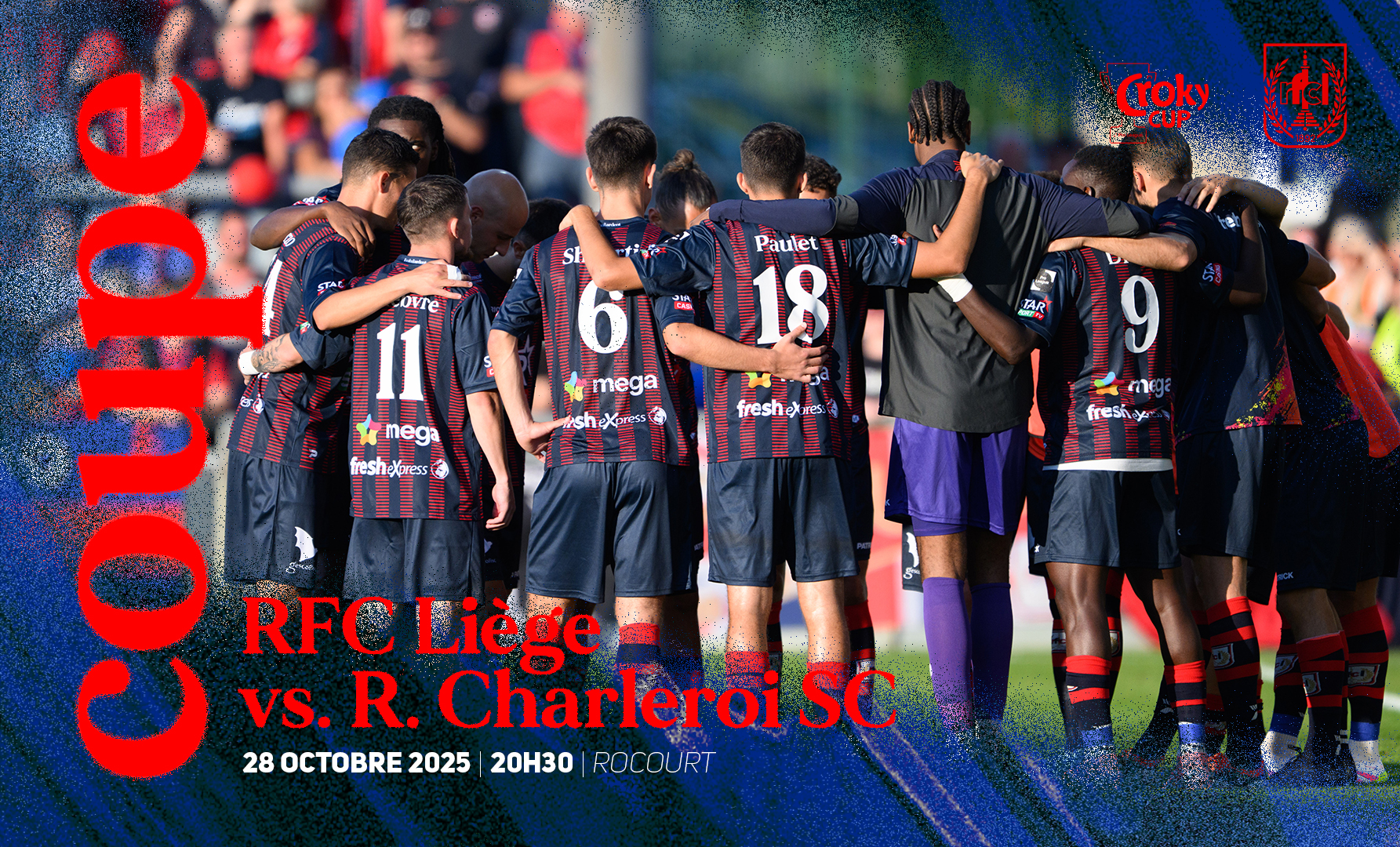Coupe | Liège-Charleroi le 28/10