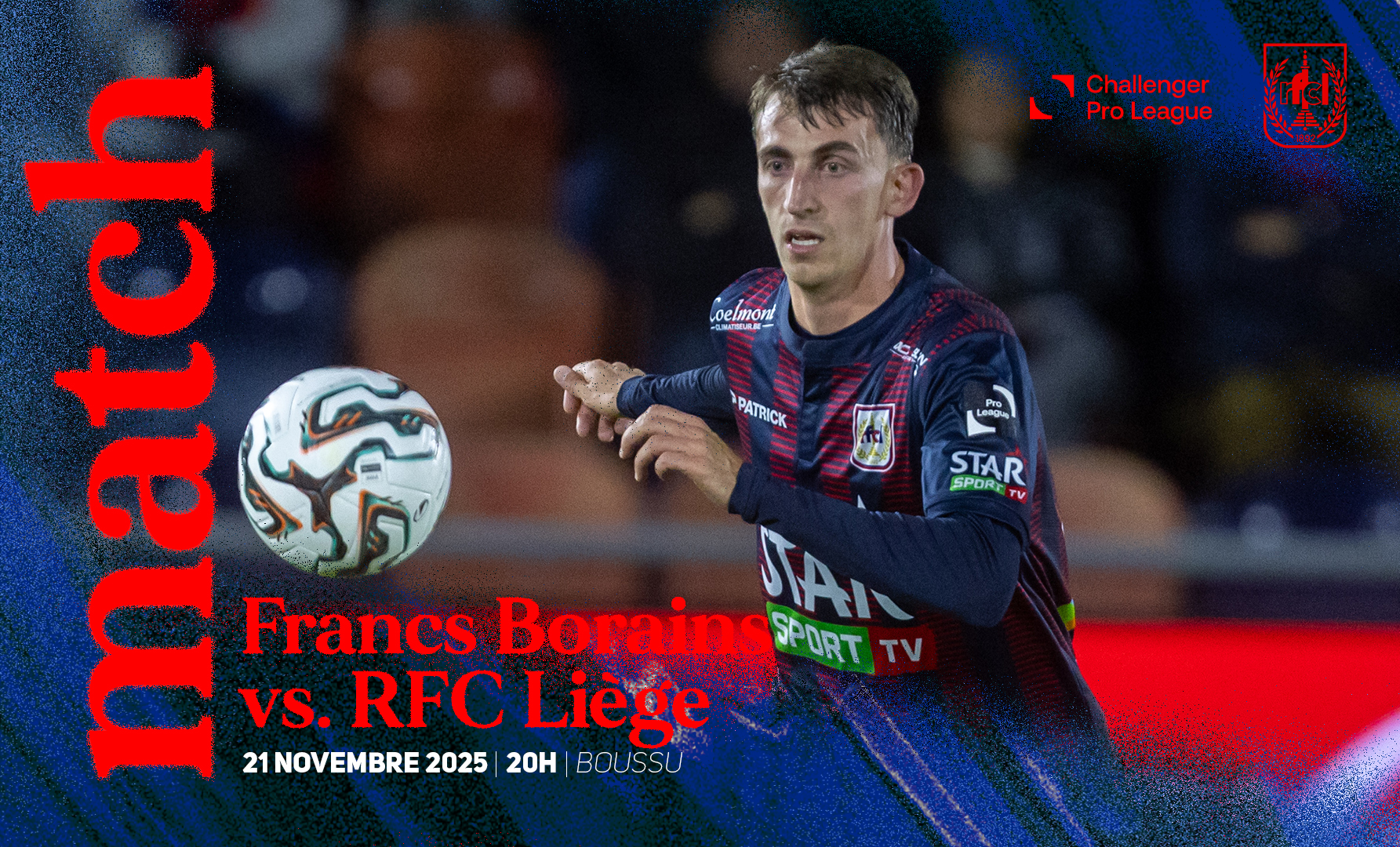 CPL | Francs Borains-RFCL le 21/11