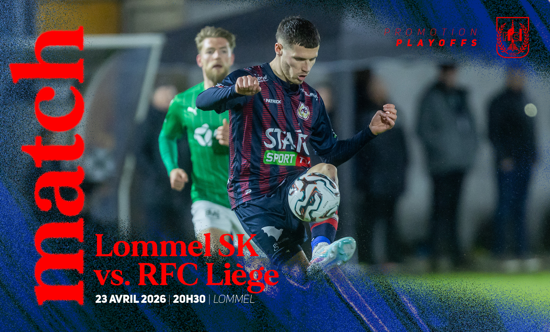 PO aller | Lommel-RFCL le 23/04