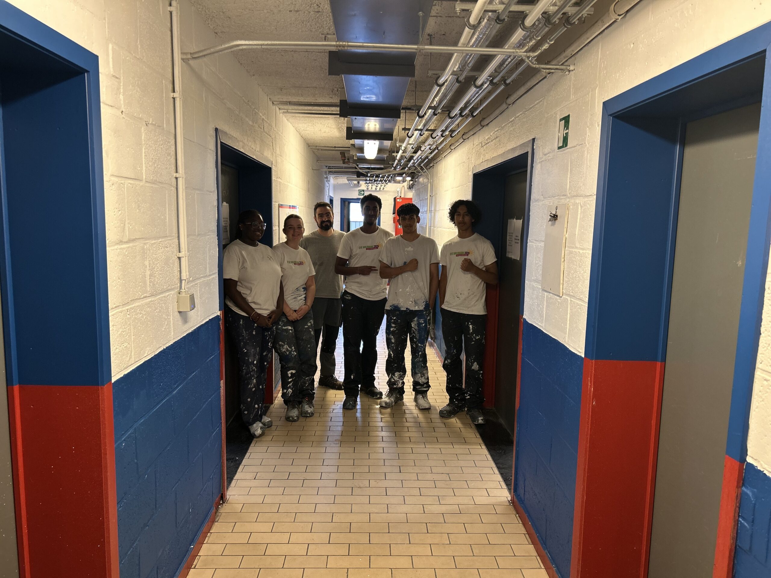 Eté solidaire: un coup de neuf pour les vestiaires de l’EDJ